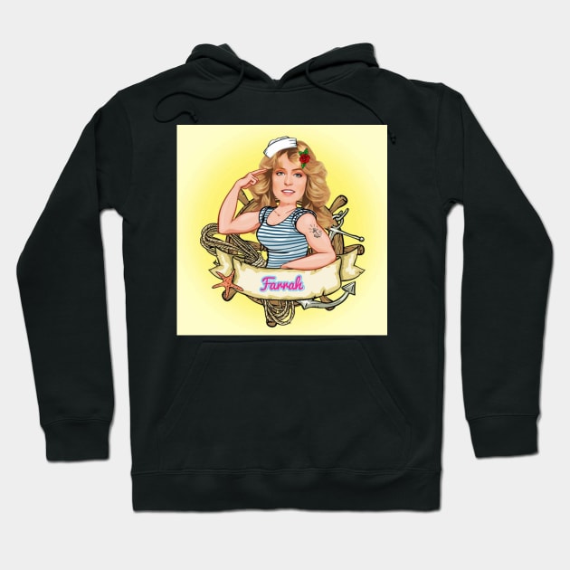 Farrah Fawcett Pop Hoodie by fonchi76